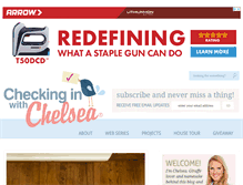 Tablet Screenshot of checkinginwithchelsea.com